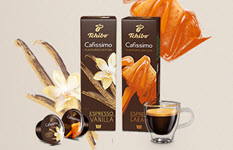 Wieder da! Die Flavoured Edition Espresso Vanilla & Caramel >